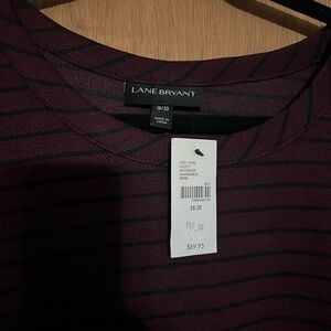 NWT Lane Bryant Striped Dress